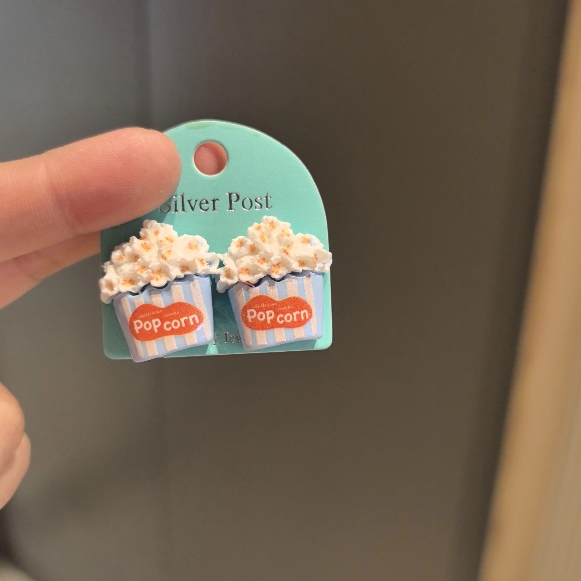 Wholesale Handmade new 925 silver needle popcorn earrings